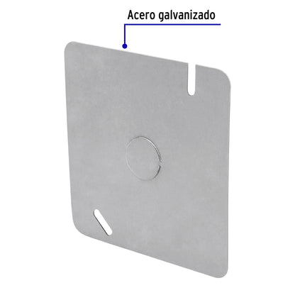 Tapa de 4' x 4' para caja cuadrada económica, Volteck TACH-4X4 45009 MM1