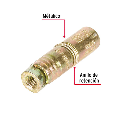 Caja con 100 taquetes expansivos de 3/16' sin tornillo,Fiero TAE-3/16G 47363 MM1