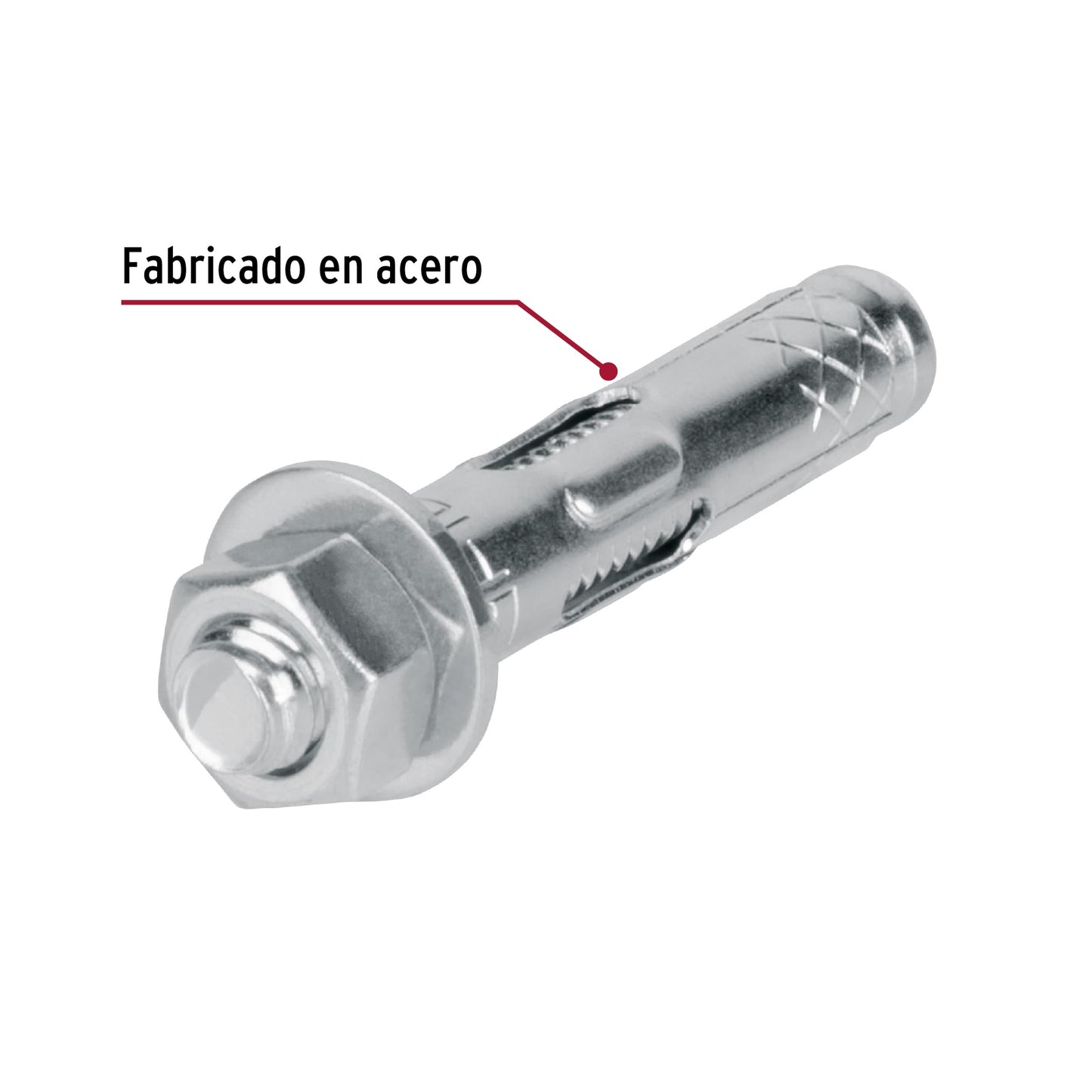 Caja con 100 taquetes expansivos de 5/16' con tornillo,Fiero TAE-5/16TG 47320 MM00