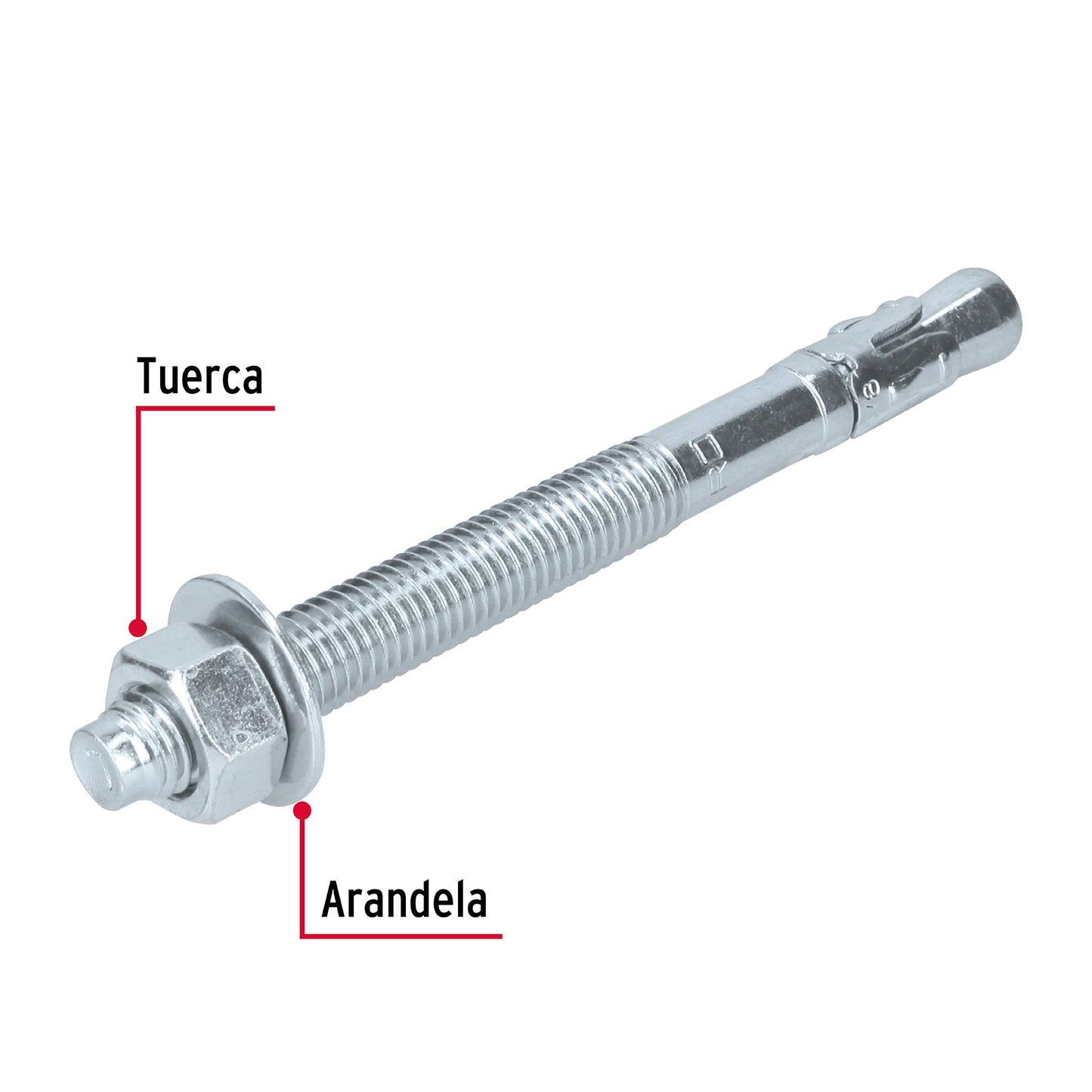 Caja con 25 taquetes arpón de 5/8' x 7', Fiero TAE-5/8A5G 46655 MM00