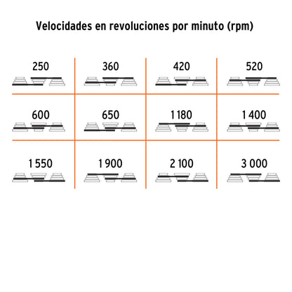 Taladro de piso 13', 3/4 HP (560 W), broquero 5/8', Truper TAPI-13 16178 MM1