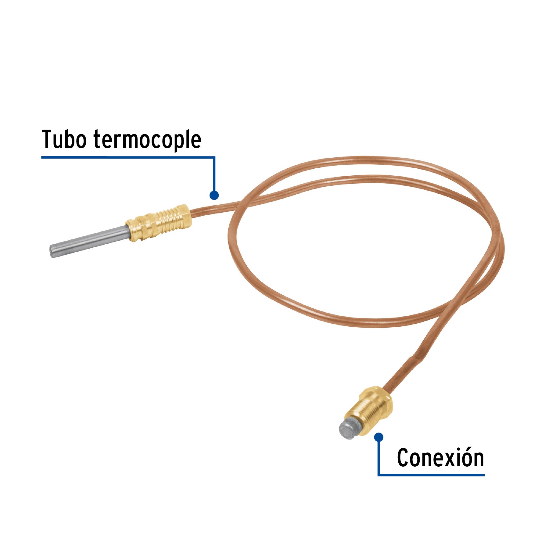 Termocople 60 cm roscable, Foset TECO-60R 49210 MM0