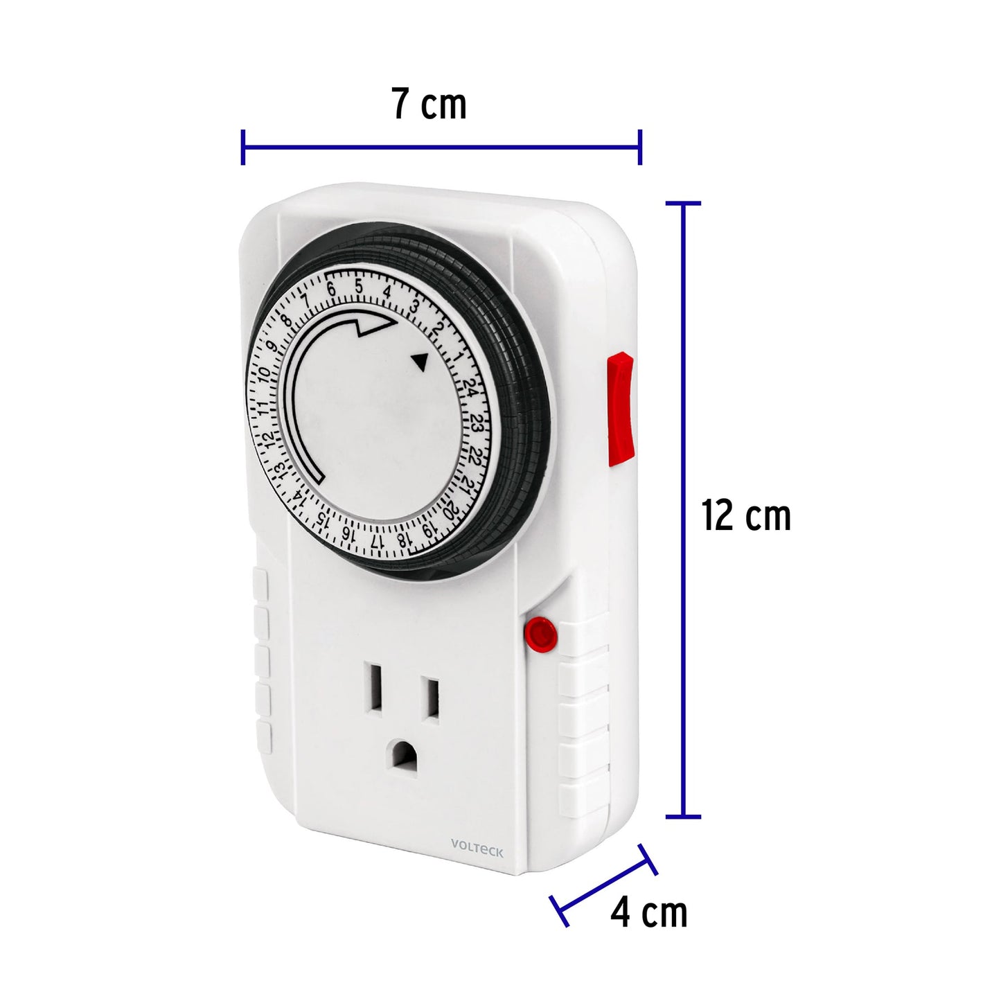 Temporizador analógico, 1 evento, Volteck TEM-1 48385 MM00