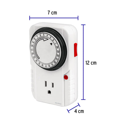 Temporizador analógico, 1 evento, Volteck TEM-1 48385 MM00