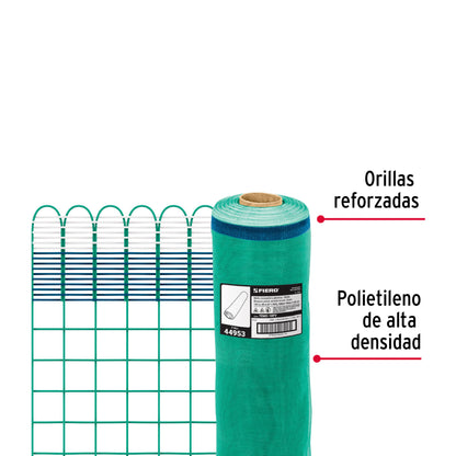 Rollo de 30 m x 1.05 m de malla mosquitera plástica verde TEMO-10PV 44953 MM1