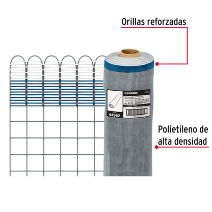 Rollo de 30 m x 1.5 m de malla mosquitera plástica gris TEMO-15PG 44962 MM1