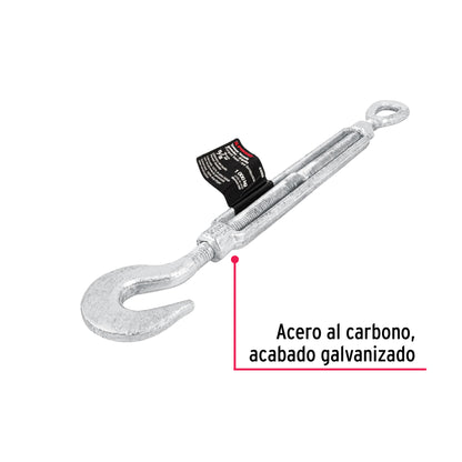 Tensor forjado 5/8' gancho-argolla, Fiero TENF-5/8 44068 MM00