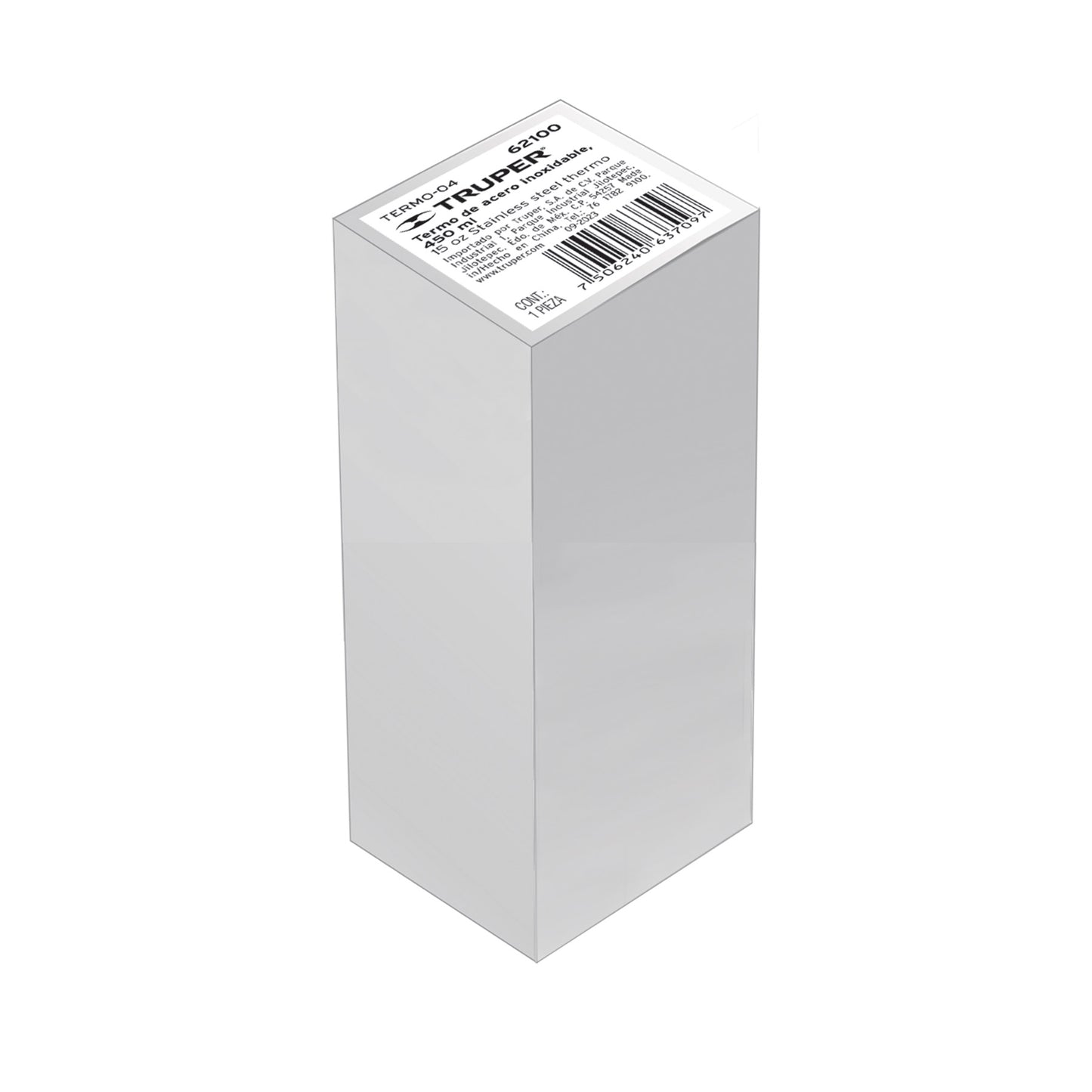 Termo de acero inoxidable de 400 ml, Truper TERMO-04 62100 MM3