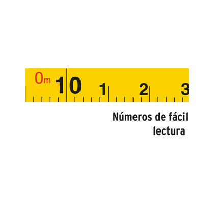 Cinta larga 100 m de fibra de vidrio, tipo cruceta, Truper TFC-100ME 12645 MM00