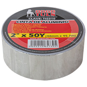 CINTA DE ALUMINIO PARA DUCTOS 2" x 50yd (48mm x 45,7mm)