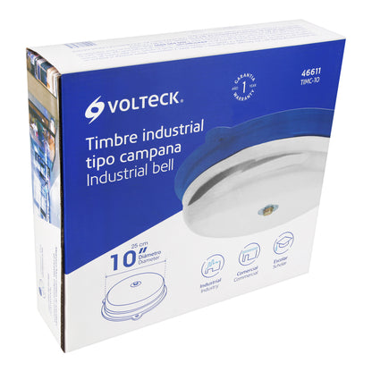 Timbre tipo campana de 10', Volteck TIMC-10 46611 MM0