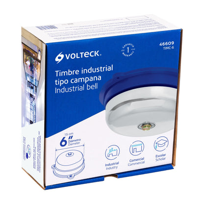 Timbre tipo campana de 6', Volteck TIMC-6 46609 MM0