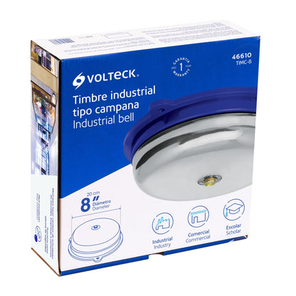 Timbre tipo campana de 8', Volteck TIMC-8 46610 MM0