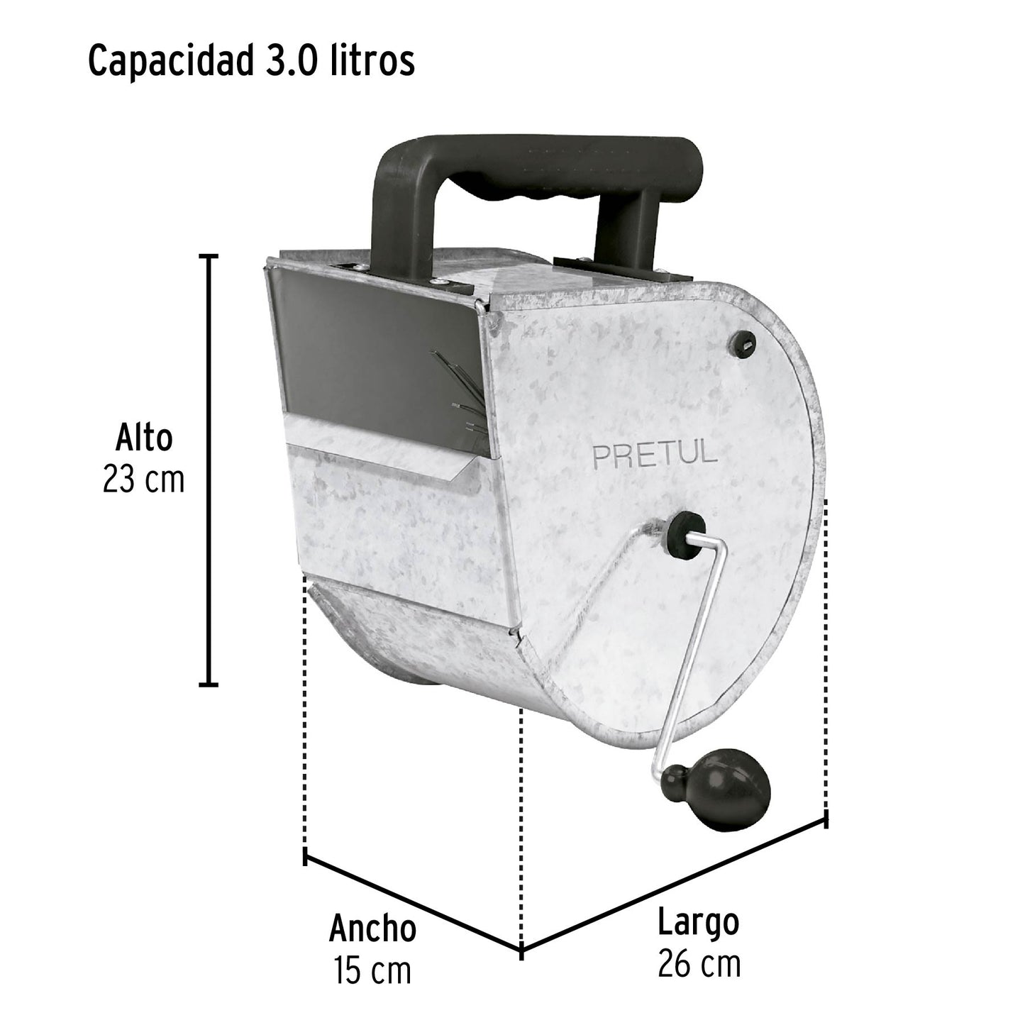 Tirolera galvanizada, Pretul TIRO-G-P 23070 MM00