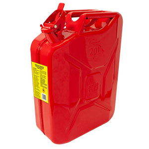 TANQUE DOGOTULS ROJO PARA GASOLINA, 20 LITROS, MODEO D1