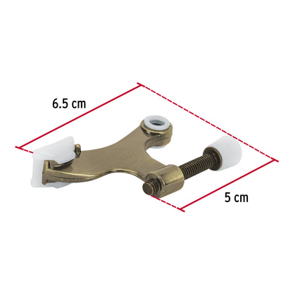 Tope de puerta para bisagra, acabado latón antiguo, Hermex TOBI-2 49614 MM0