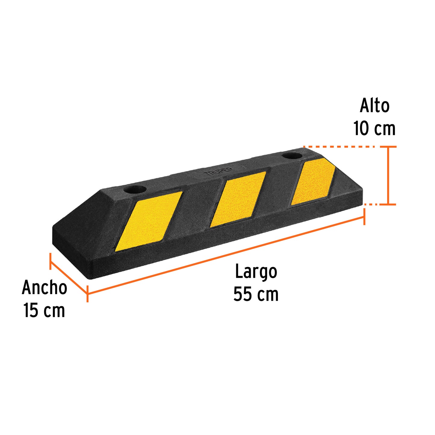 Tope de 55 cm para estacionamiento, Truper TOPE-55 101592 MM00