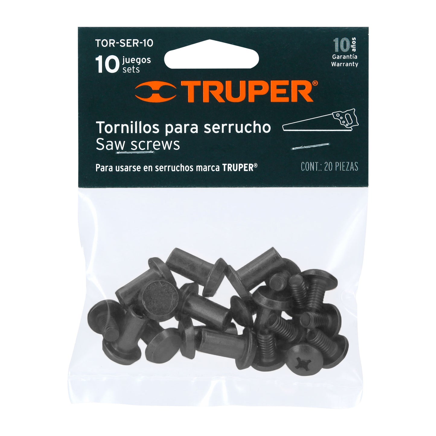 Bolsa con 10 tornillos para serruchos STX, STD y STCX TOR-SER-10 18175 MM00