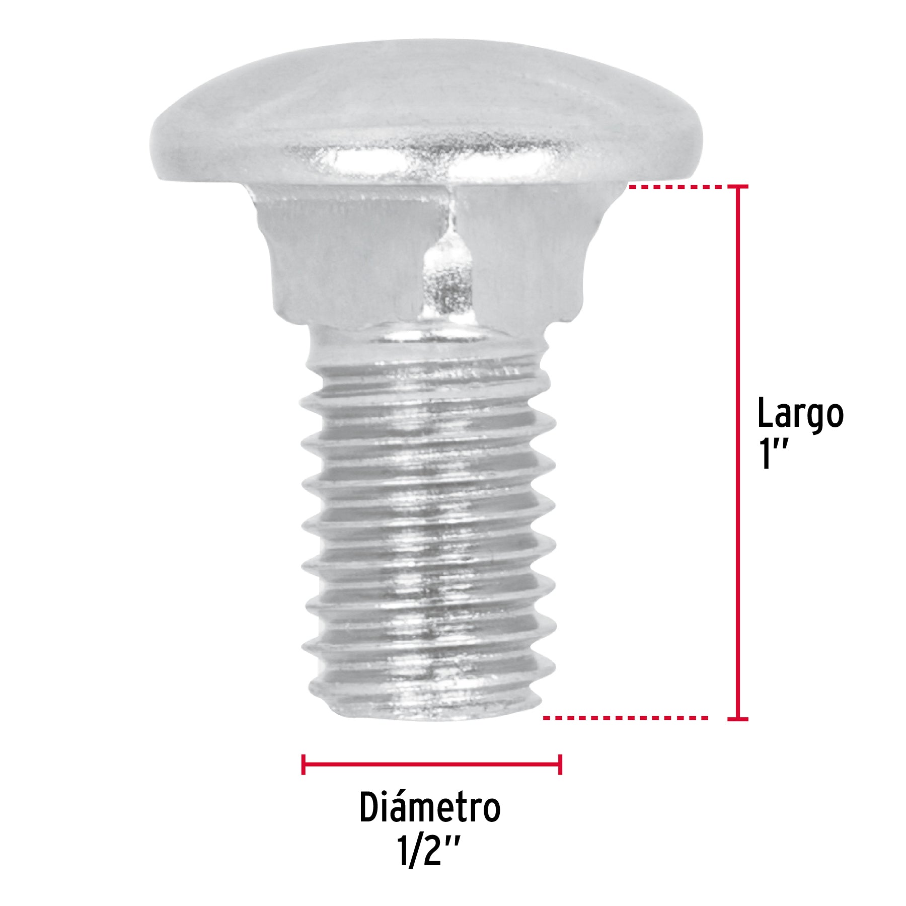 Bolsa con 40 tornillos 1/2' x 1' tipo coche, Fiero TORC-1/2X1 44745 MM00