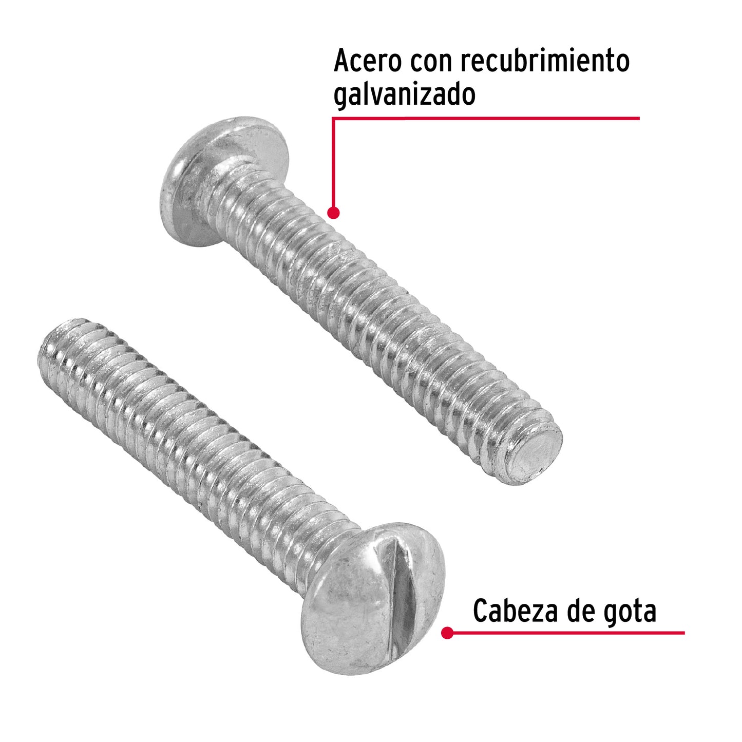 Bolsa con 80 tornillos 1/4 'x 1-1/2' tipo estufa, Fiero TORE-1/4X1-1/2 44628 MM00