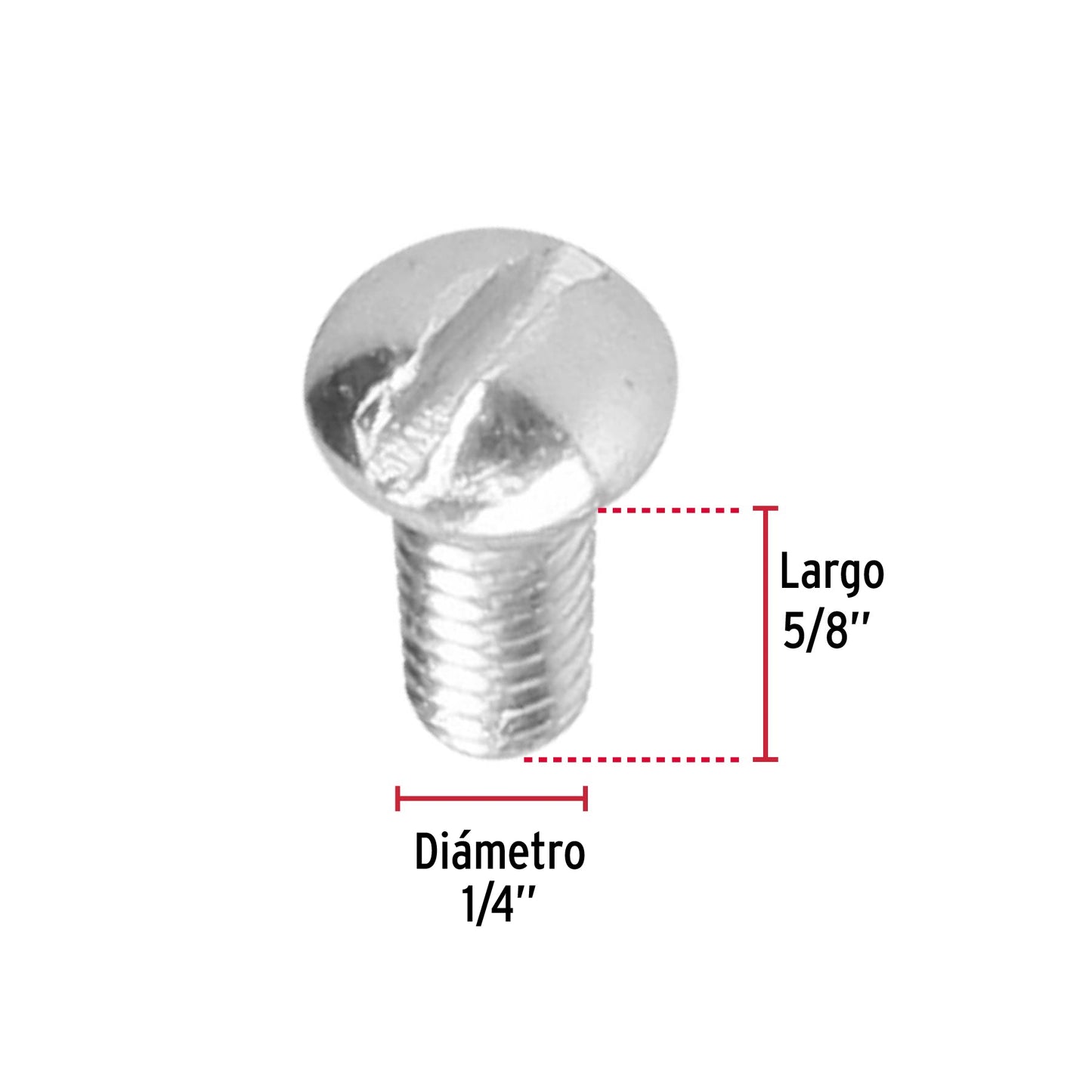 Bolsa con 150 tornillos 1/4 'x 5/8' tipo estufa, Fiero TORE-1/4X5/8 44624 MM00