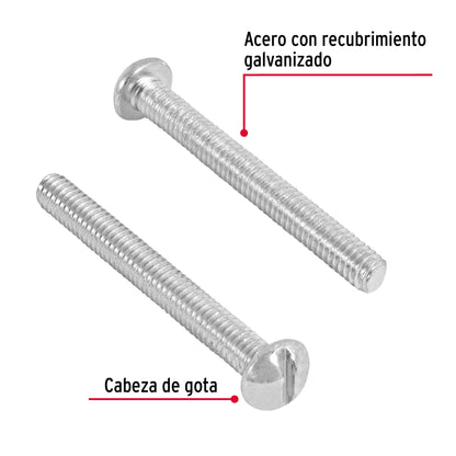 Bolsa con 200 tornillos 5/32' x 1-1/2' tipo estufa, Fiero TORE-5/32X1-1/2 44611 MM00