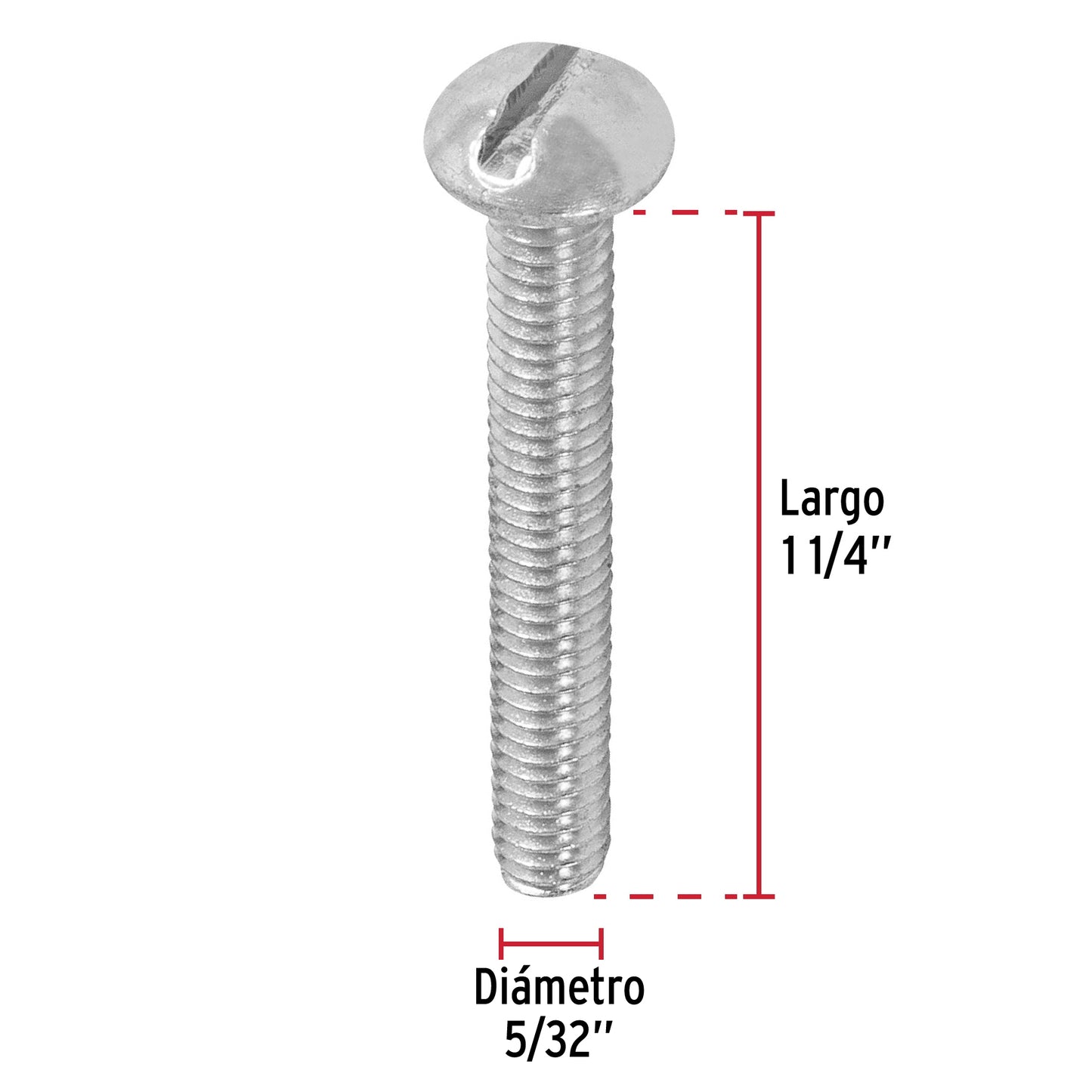 Bolsa con 250 tornillos 5/32' x 1-1/4' tipo estufa, Fiero TORE-5/32X1-1/4 44610 MM00