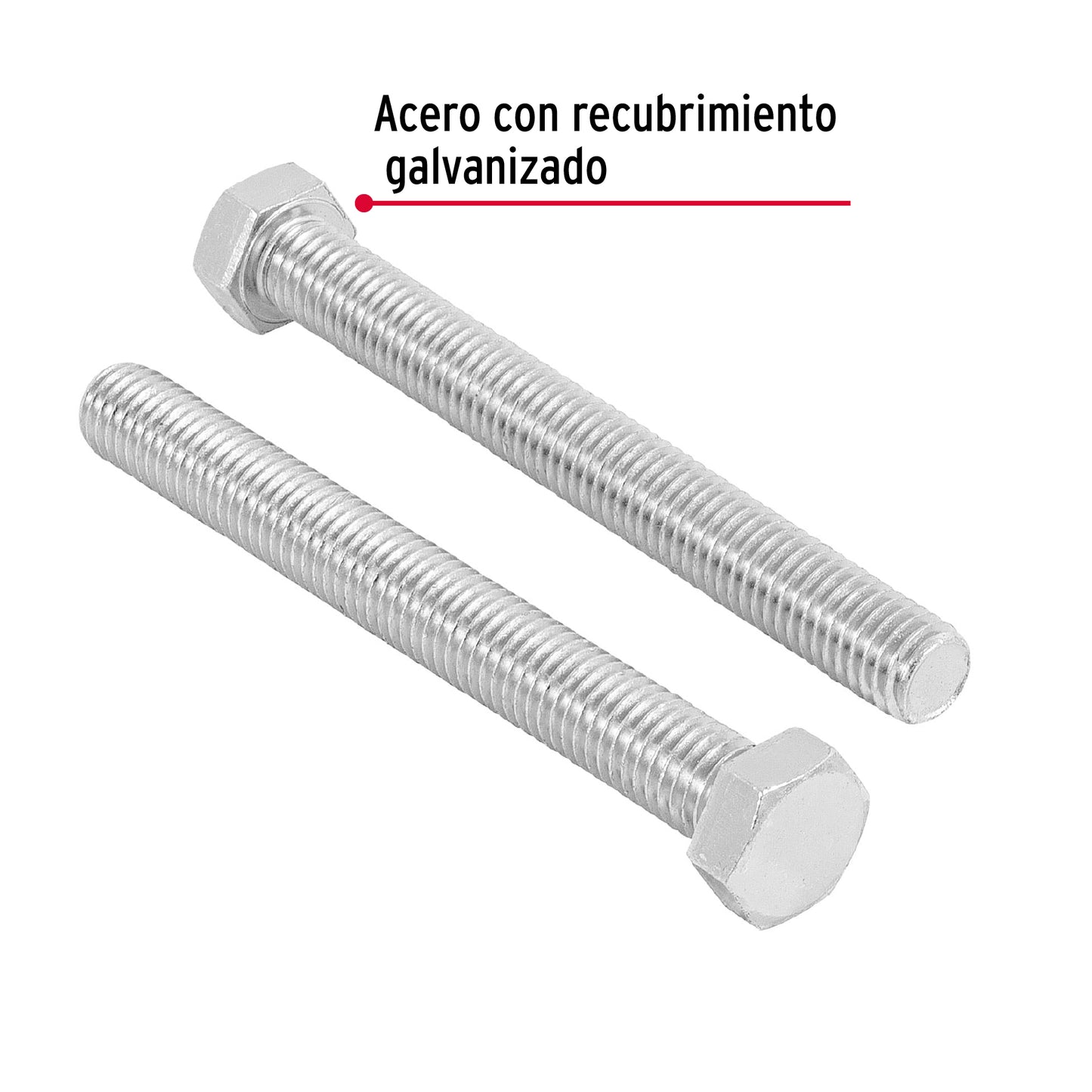 Bolsa con 10 tornillos 1/2' x 4-1/2' tipo máquina, Fiero TORM-1/2X4-1/2 44665 MM00