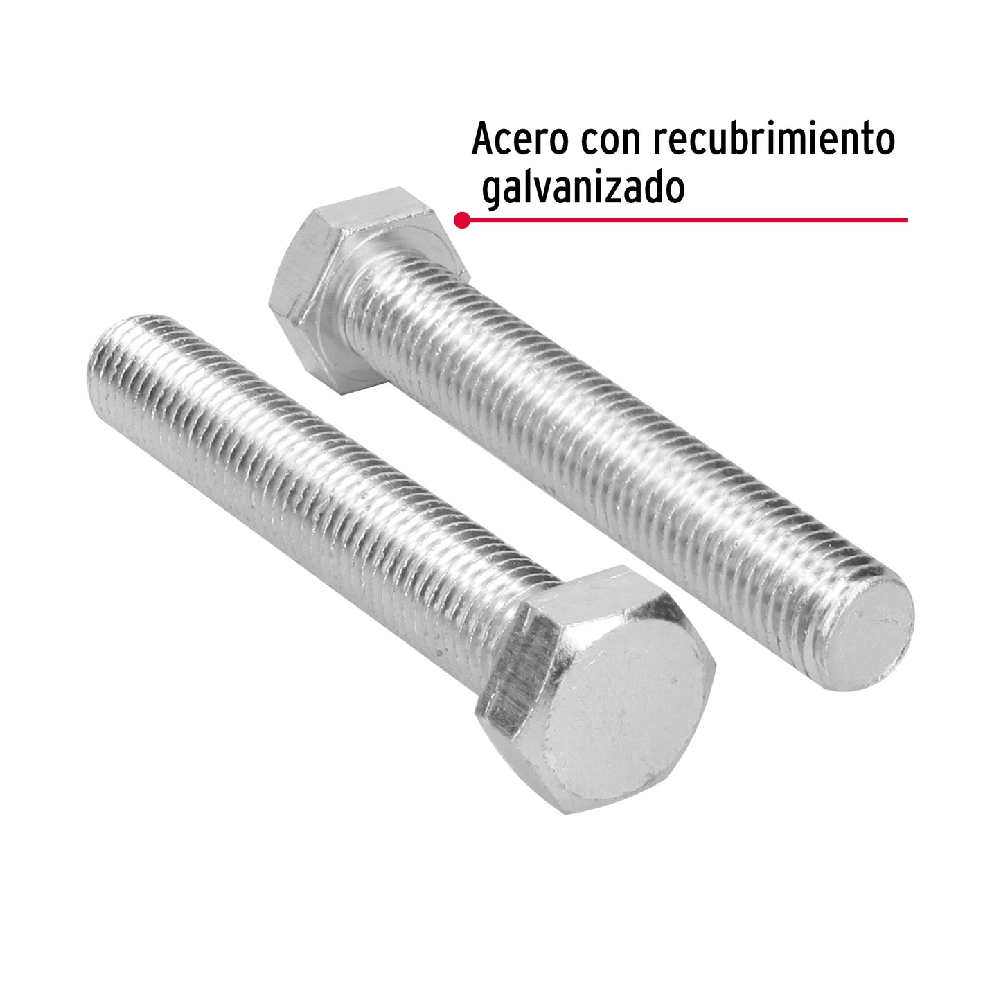 Bolsa con 4 tornillos 3/4' x 4-1/2' tipo máquina, Fiero TORM-3/4X4-1/2 44707 MM00