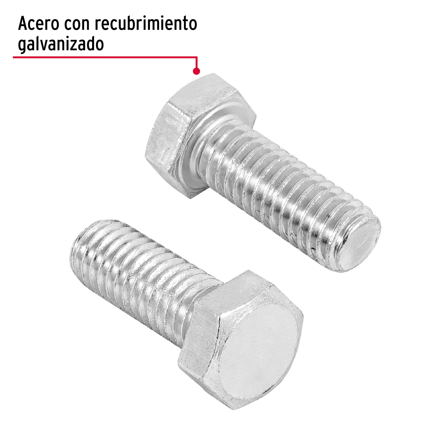 Bolsa con 40 tornillos 3/8' x 1' tipo máquina, Fiero TORM-3/8X1 44575 MM00