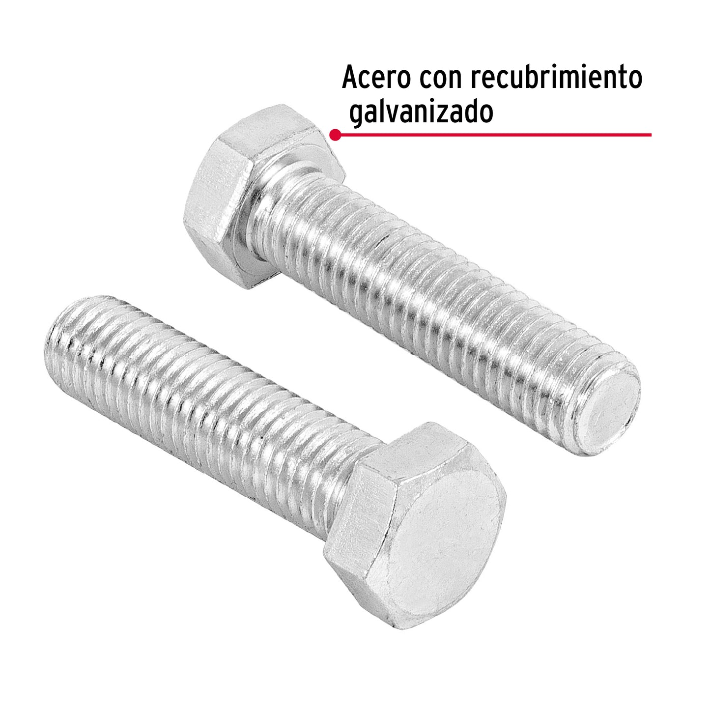 Bolsa con 8 tornillos 5/8' x 2-1/2' tipo máquina, Fiero TORM-5/8X2-1/2 44679 MM00