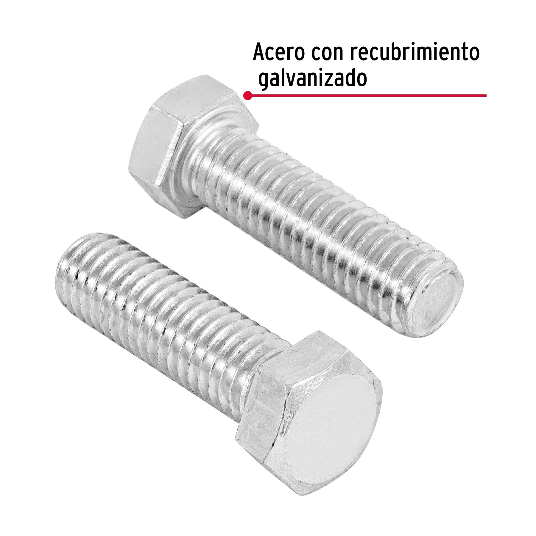 Bolsa con 50 tornillos 7/16' x 1-1/2' tipo máquina, Fiero TORM-7/16X1-1/2 44585 MM00