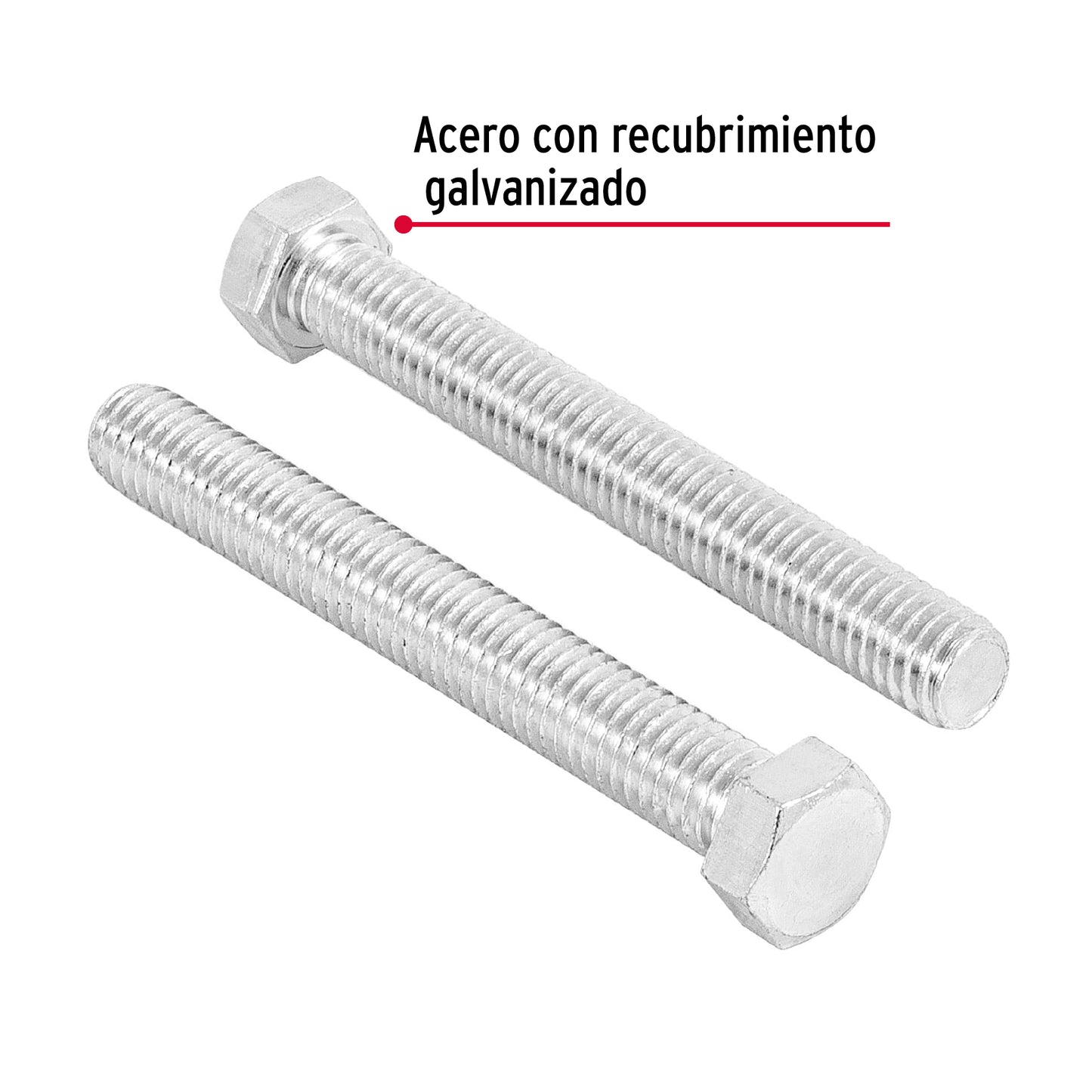 Bolsa con 30 tornillos 7/16' x 2-1/2' tipo máquina, Fiero TORM-7/16X2-1/2 44587 MM00