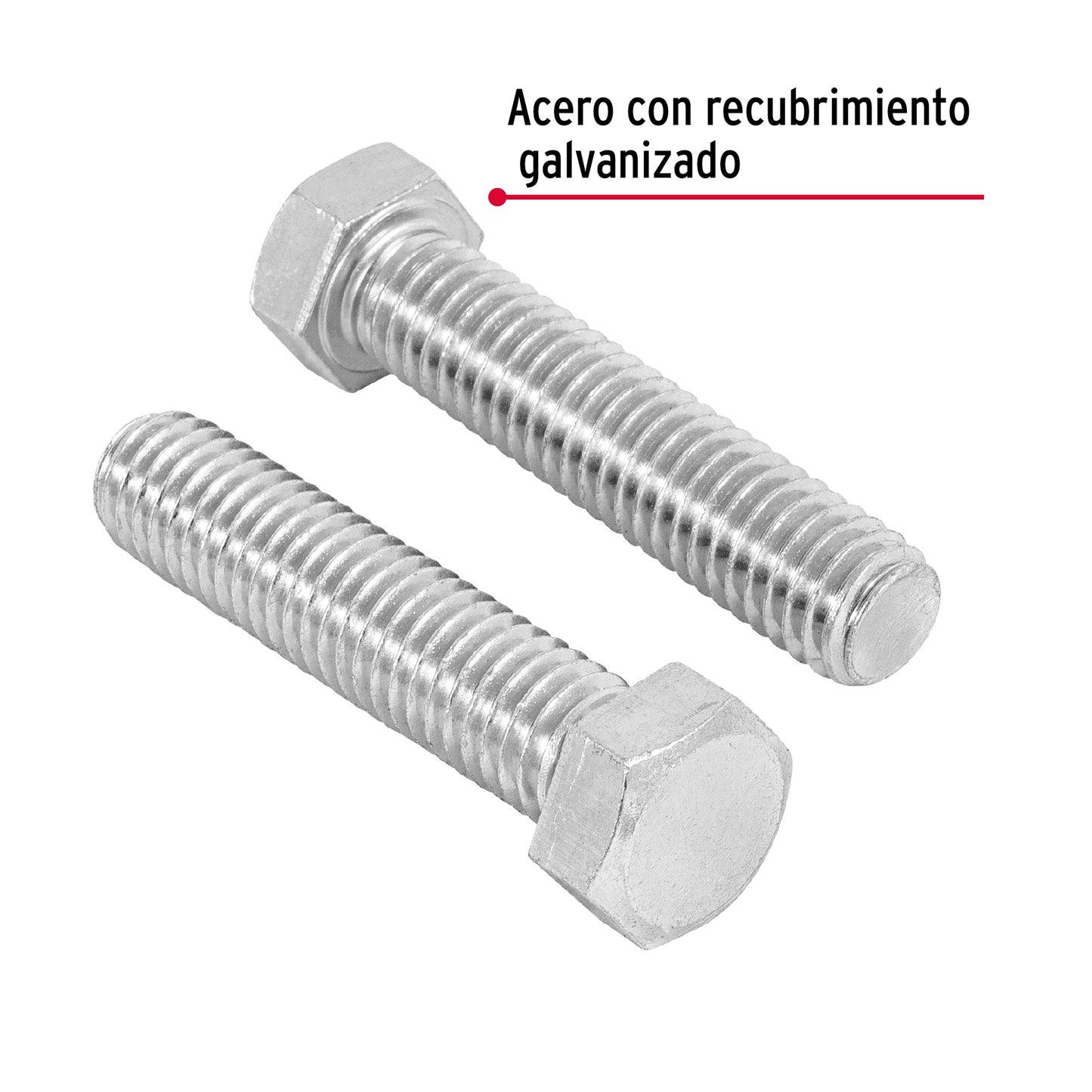 Bolsa con 20 tornillos 7/16' x 3-1/2' tipo máquina, Fiero TORM-7/16X3-1/2 44589 MM00