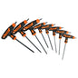 Juego de 8 llaves torx extralargas con mango T, Truper TORX-8TLX 100935 MM00