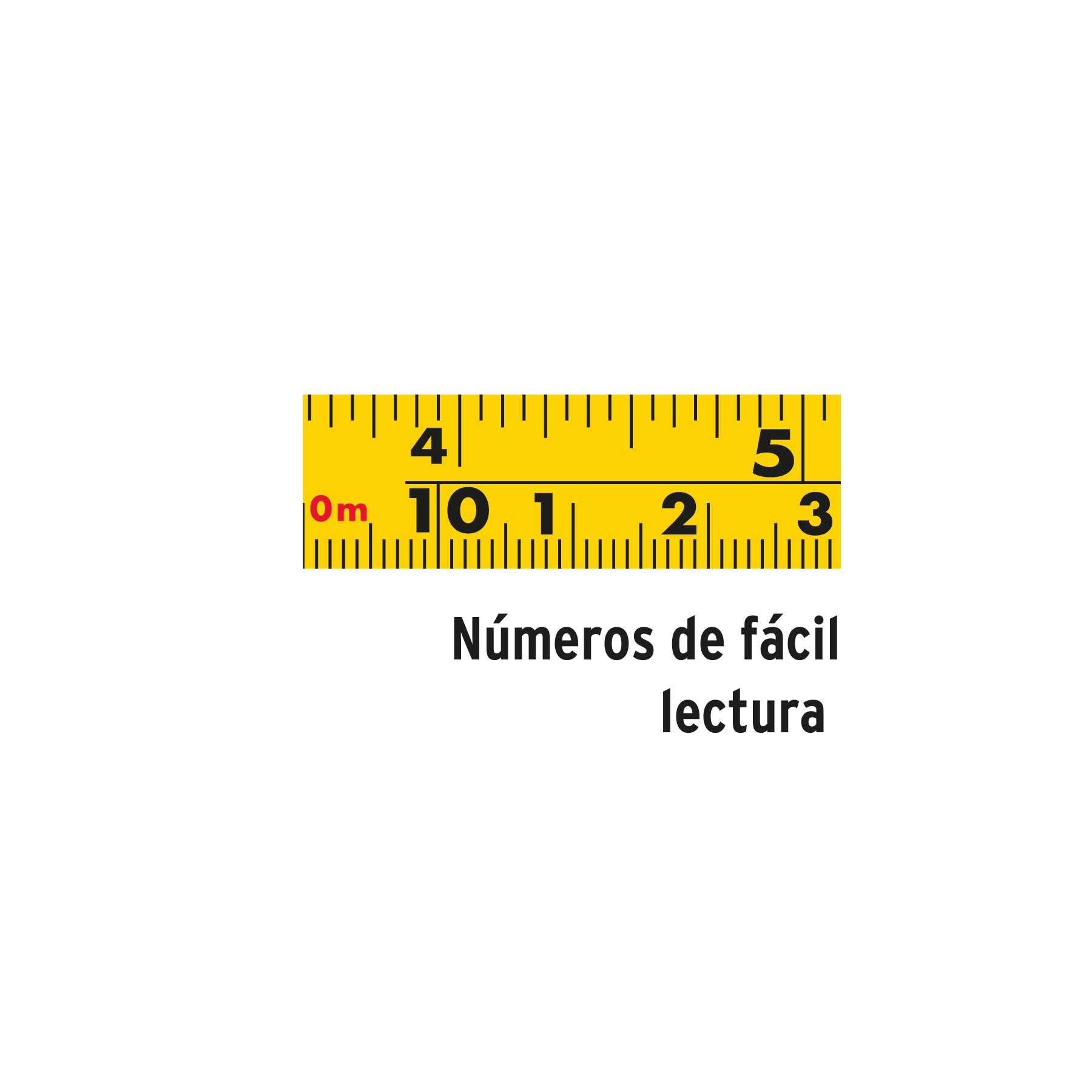 Cinta larga 50 m de fibra de vidrio, carcasa plástica TP50ME 12640 MM00