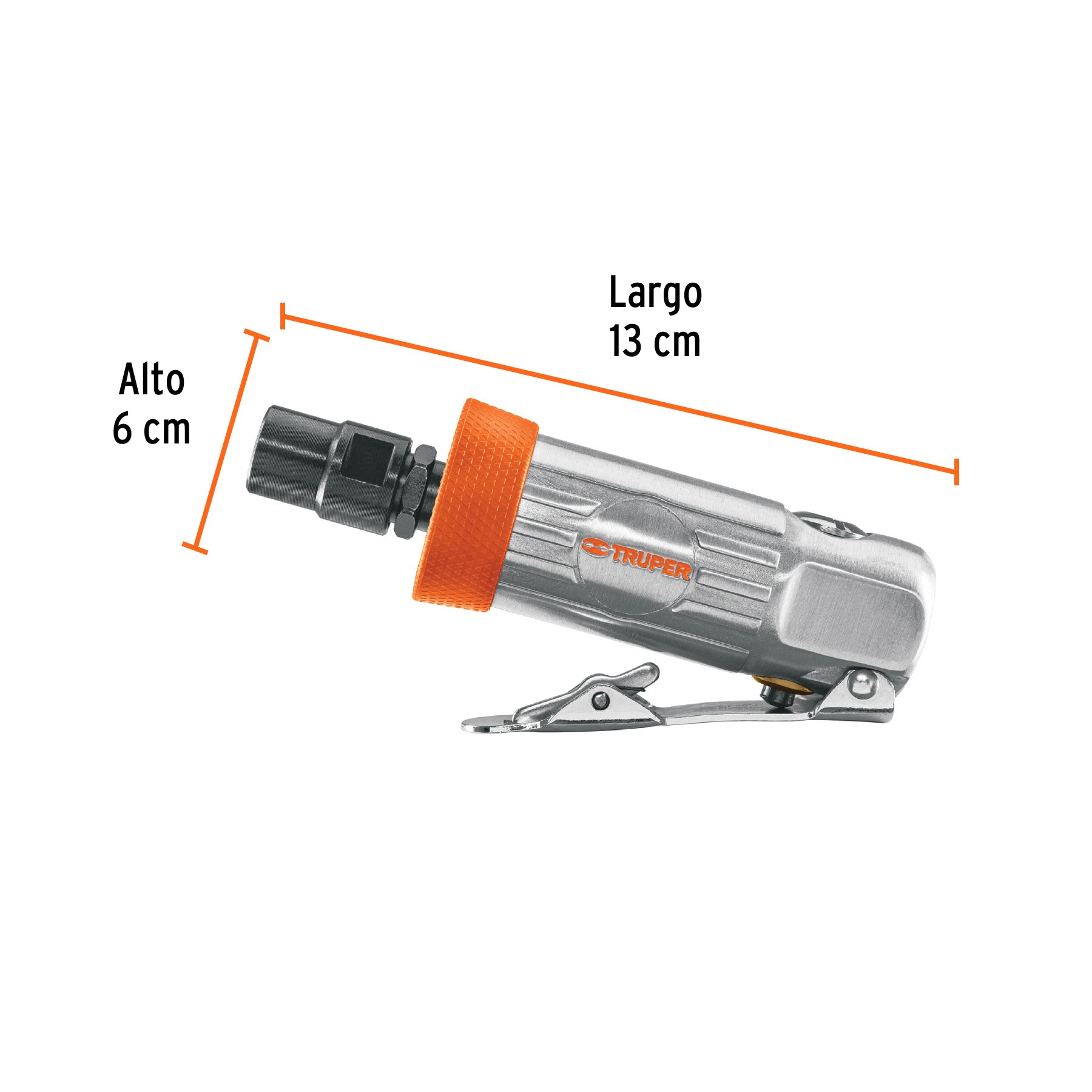 Kit de mini esmeriladora 1/4' con estuche plástico, Truper TPN-876K-2 16887 MM0