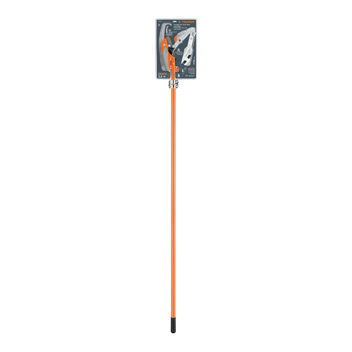 Cortador de ramas altas mango telescópico 3.6 m fibra vidrio TR-82M-F 18410 MM00