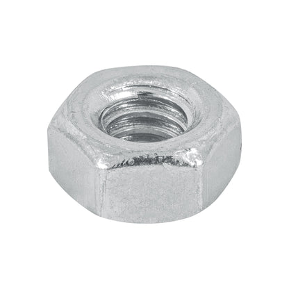 Blíster con 25 tuercas 1/4' hex de acero galvanizado, Fiero TUE-1/4A 40755 MM00