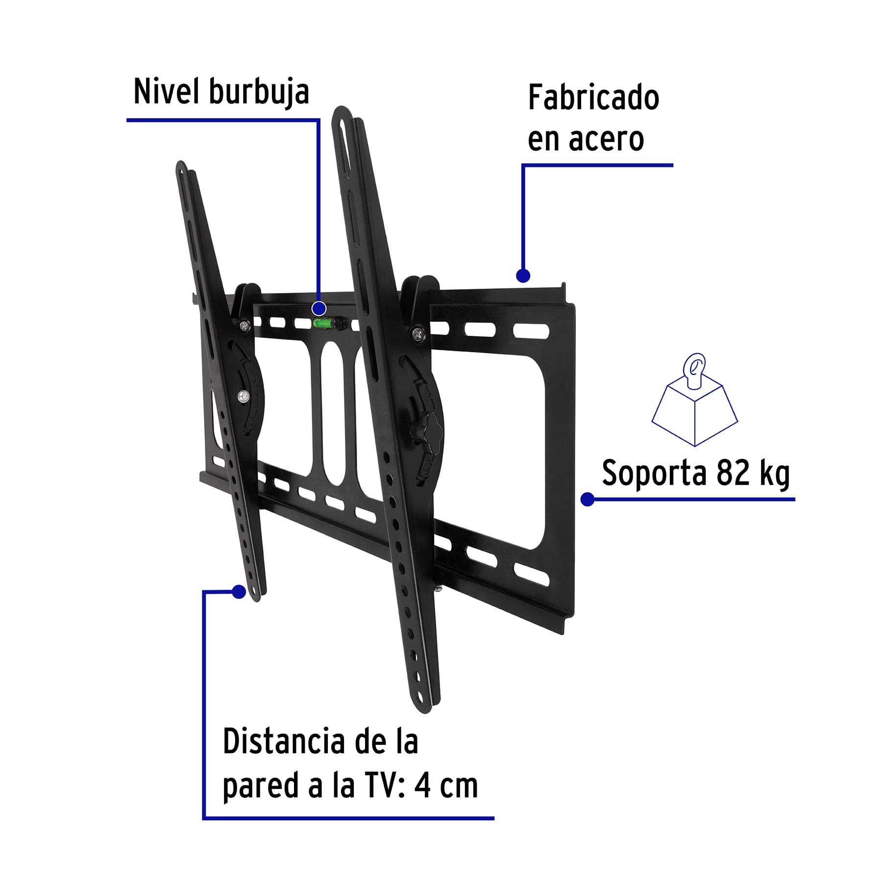 Soporte para pantallas de 26' a 65' con movimiento angular TVSA-65 46093 MM00