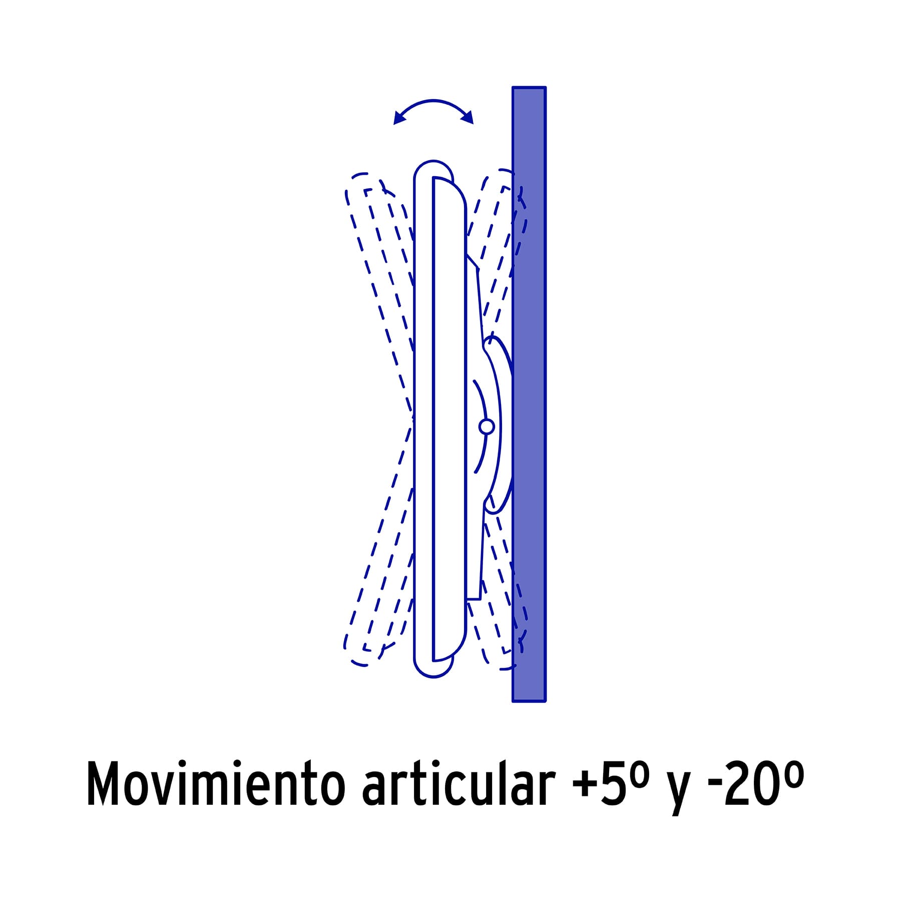 Soporte para pantallas de 32' a 70' con movimiento angular TVSA-70 48429 MM00