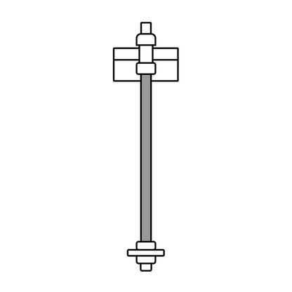 Varilla roscada de 1 m x 3/8', Fiero VARO-3/8 42413 MM00