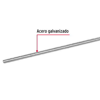 Varilla roscada de 1 m x 3/8', Fiero VARO-3/8 42413 MM00