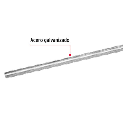 Varilla roscada de 1 m x 5/8', Fiero VARO-5/8 42416 MM00