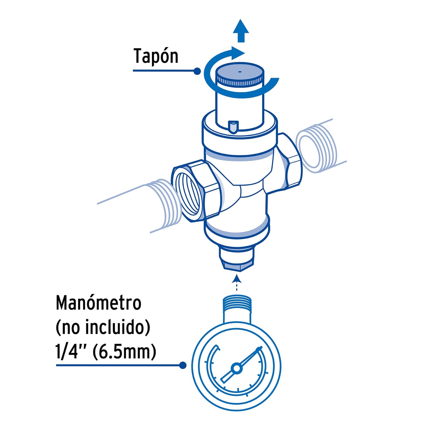 Válvula reductora de presión 1/2', Foset VARP-1/2 48061 MM00