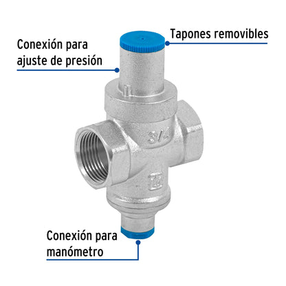 Válvula reductora de presión 3/4', Foset VARP-3/4 48062 MM00