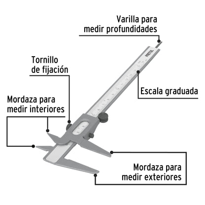 Vernier de 6', Pretul VER-6PX 21455 MM00