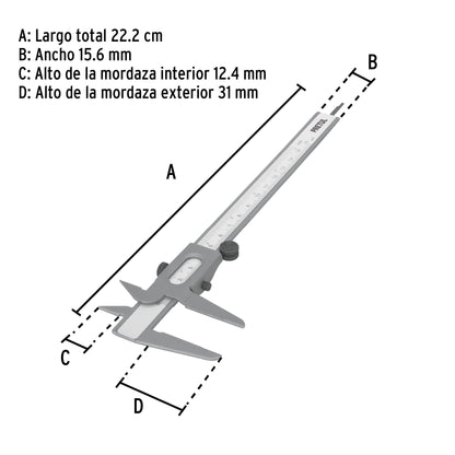 Vernier de 6', Pretul VER-6PX 21455 MM00