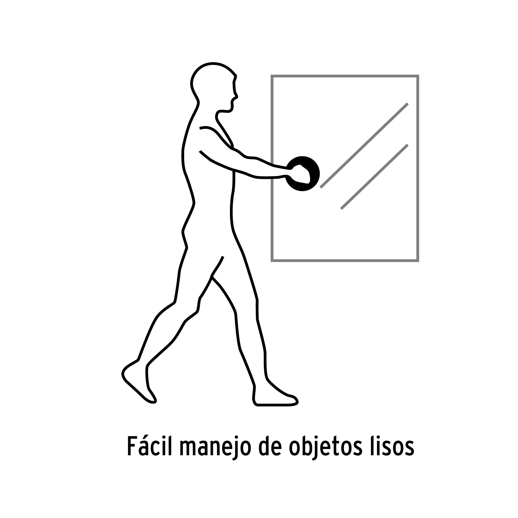 Ventosa de plástico para vidrio, 1 copa de succión, Pretul VEVI-1 23050 MM00