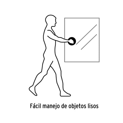 Ventosa de plástico para vidrio, 1 copa de succión, Pretul VEVI-1 23050 MM00